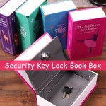 18x11.5x5.5cm Combination Lock Hidden-Safe Box Safe Box Strongbox Steel Simulation Book Home Office Money Phone Safe Storage Box