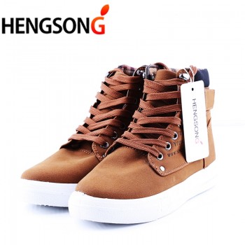 HENGSONG Mens Vulcanize Shoes Spring Autumn Shoes Warm Men Shoes Tenis Masculino Male Mens Vulcanize Shoes Botas Men TR871485