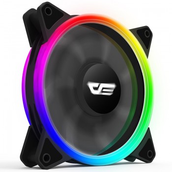 Aigo DR12-Pro 3P-5v AURA SYNC Computer  PC Cooling Fan RGB Adjust LED 120mm Quiet+IR Remote computer Cooler Cooling RGB Case Fan