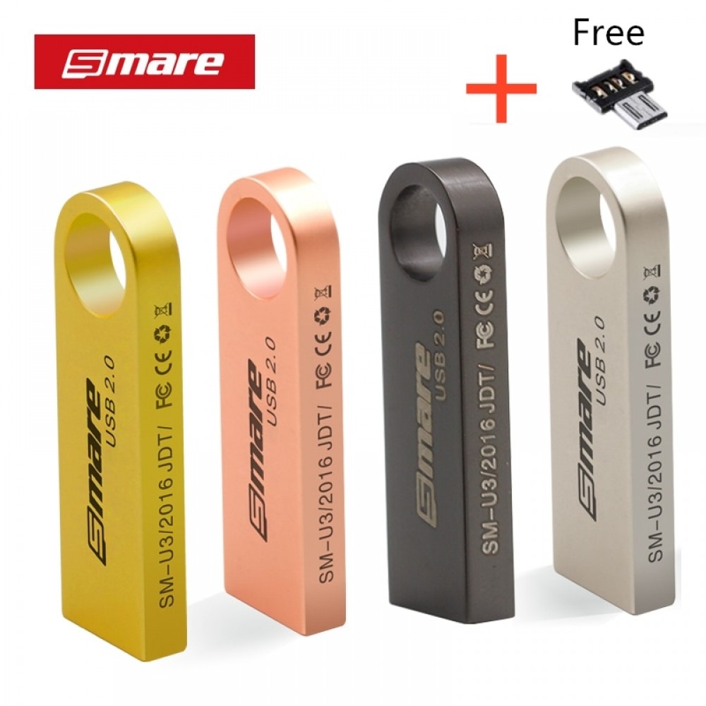 SMARE U3 USB Flash Drive 8GB/16GB/32GB/64GB Pen Drive Pendrive USB 2.0 Flash Drive Memory stick  USB disk 512MB 256MB Free OTG