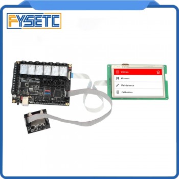 FYSETC F6 V1.3 ALL-in-one Mainboard + 4.3 Touch Screen + 6pcs TMC2100/TMC2208 /TMC2130 v1.2/DRV8825/S109/A4988/ST820