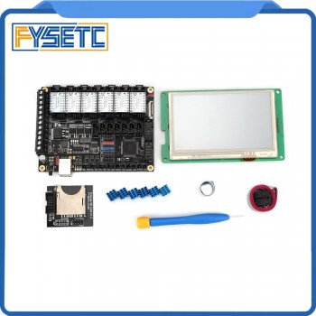 FYSETC F6 V1.3 ALL-in-one Mainboard + 4.3 Touch Screen + 6pcs TMC2100/TMC2208 /TMC2130 v1.2/DRV8825/S109/A4988/ST820