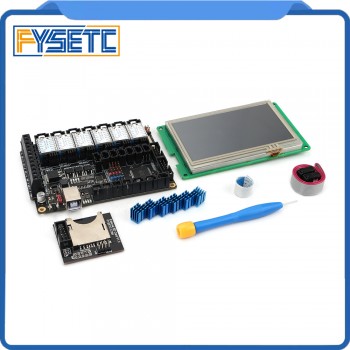 FYSETC F6 V1.3 ALL-in-one Mainboard + 4.3 Touch Screen + 6pcs TMC2100/TMC2208 /TMC2130 v1.2/DRV8825/S109/A4988/ST820