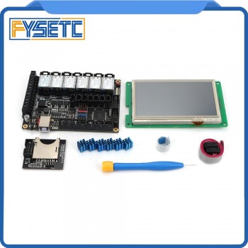 FYSETC F6 V1.3 ALL-in-one Mainboard + 4.3 Touch Screen + 6pcs TMC2100/TMC2208 /TMC2130 v1.2/DRV8825/S109/A4988/ST820