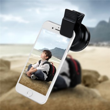 Professional HD Phone Camera Lenses 0.45X Wide Angle 12.5X Macro Lens With Clips 2in1 Kit For iphone 4 4s 5 5s 5c SE 6 6s 7 Plus