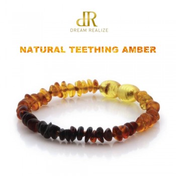 DR Classic Natural Amber Necklace Supply Certificate Authenticity Genuine Baltic Amber Stone Baby Necklace Gift 10 Color 14-33cm