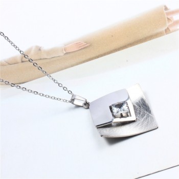 XUANHUA Stainless Steel Necklaces amp; Pendants Chain Necklace Women Jewelry Stone Collares Chocker Fashion Pendant Necklace