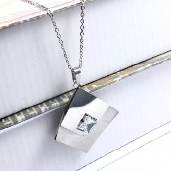 XUANHUA Stainless Steel Necklaces amp; Pendants Chain Necklace Women Jewelry Stone Collares Chocker Fashion Pendant Necklace