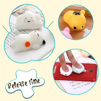 Etmakit Mini Squishy kawaii Seal Cute Phone Straps Slow Rising Soft Press Squeeze Kawaii Bread Kids Toy Phone DIY Accessories