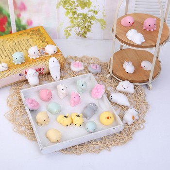 Etmakit Mini Squishy kawaii Seal Cute Phone Straps Slow Rising Soft Press Squeeze Kawaii Bread Kids Toy Phone DIY Accessories