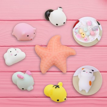 Etmakit Mini Squishy kawaii Seal Cute Phone Straps Slow Rising Soft Press Squeeze Kawaii Bread Kids Toy Phone DIY Accessories