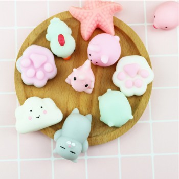 Etmakit Mini Squishy kawaii Seal Cute Phone Straps Slow Rising Soft Press Squeeze Kawaii Bread Kids Toy Phone DIY Accessories