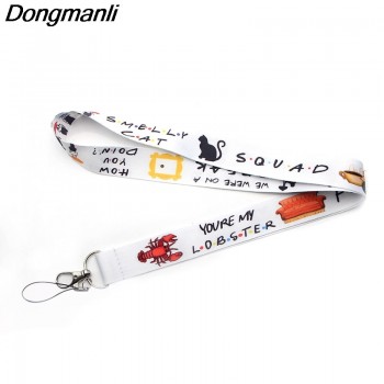 P3086 Dongmanli Friends TV Show Lanyard Badge ID Lanyards/ Mobile Phone Rope/ Key Lanyard Neck Straps Accessories