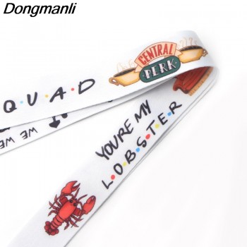 P3086 Dongmanli Friends TV Show Lanyard Badge ID Lanyards/ Mobile Phone Rope/ Key Lanyard Neck Straps Accessories