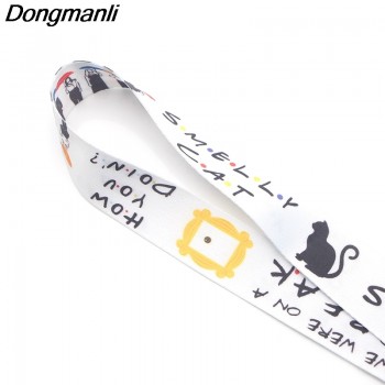 P3086 Dongmanli Friends TV Show Lanyard Badge ID Lanyards/ Mobile Phone Rope/ Key Lanyard Neck Straps Accessories