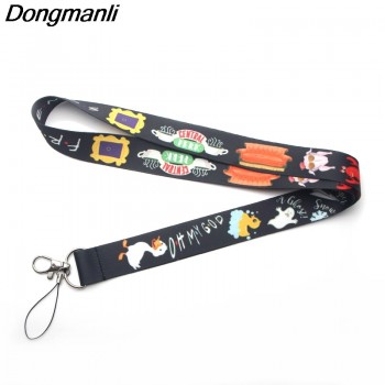 P3086 Dongmanli Friends TV Show Lanyard Badge ID Lanyards/ Mobile Phone Rope/ Key Lanyard Neck Straps Accessories