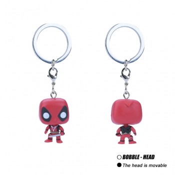 Pop Toys Keychain Marvel Captain America Iron Man Groot Key Ring Kids Wonder Women Key Chain Bag Pendant Jewelry SP1470