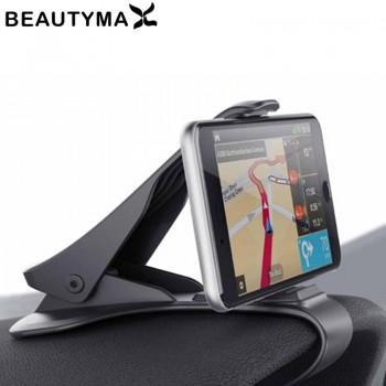 6.5inch Dashboard Car Phone Holder Easy Clip Mount Stand Car Phone Holder GPS Display Bracket Classic Black Car Holder Support