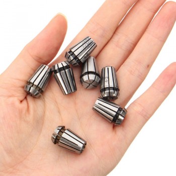 7pcs High Carbon Steel ER11 Spring Collet 1/2/3/4/5/6/7mm with 5mm ER11A Extension Rod Motor Shaft Holder Dropshiping