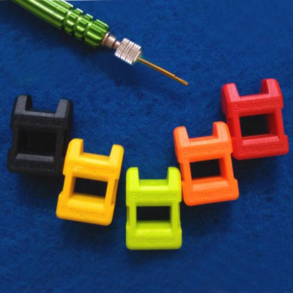 Mini - Fast 2 in 1 Magnetizer Demagnetizer Tool Screwdriver Magnetic High Quality Colour Send Random