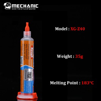 Original MECHANIC Solder Flux Paste Tin Cream SMD SMT BGA Tools Sn63/Pb37 25-45um Welding Paste Flux for Soldering