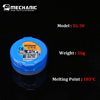 Original MECHANIC Solder Flux Paste Tin Cream SMD SMT BGA Tools Sn63/Pb37 25-45um Welding Paste Flux for Soldering