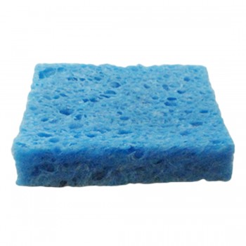 5pcs/lot 6cm*6cm Soldering Iron Solder Tip Welding Cleaning Sponge Pads Blue and Yellow Hand Tool Color Random