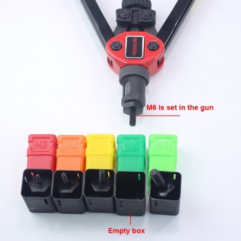 YOUSAILING Riveter Nuts Gun 12 Blind Auto Riveter Nut tool Heavy Hand Insert Rivet Nuts Tool Manual Mandrels M3 M4 M5 M6 M8