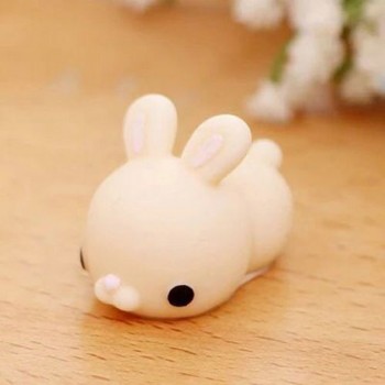 Kawaii Mini Animals Mochi Squeeze Stretchy Squishy Panda Chicken Duck Sheep Pig Rabbit Tiger Soft Phone Straps Kids Toy