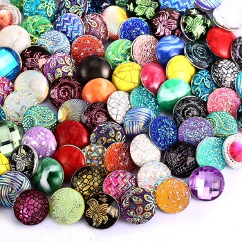 10pcs/lot Wholsale 18mm Snap Jewelry Mixed Styles Snap Buttons Fit Snap Bracelet Bangles Necklaces