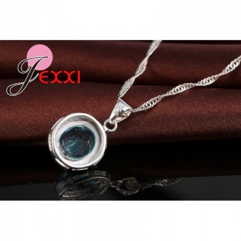 JEXXI Latest Luxury Necklace+Earring+Ring Jewelry Sets 100% S90 Silver with AAA++ CZ   Crystal Wedding Engagment