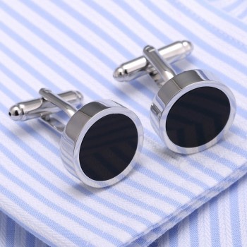 2017 New Designer Onyx Cufflinks AAA quality French Shirt Cuff Links Gemelos Para Camisas 10122