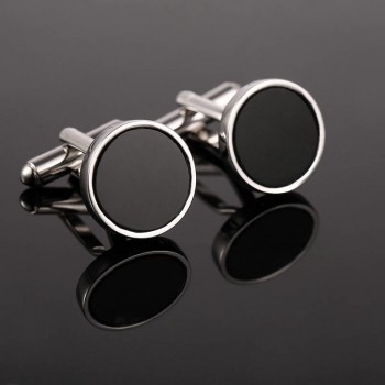 2017 New Designer Onyx Cufflinks AAA quality French Shirt Cuff Links Gemelos Para Camisas 10122