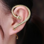 Punk Snake Ear Cuff Earrings Europe America Earrings Clip On Earrings Exaggerated Winding Animal Jewelry Unisex Gifts