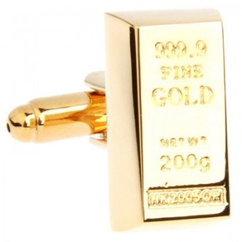 Fashion Gold Laser Dollar Cufflink Cuff Link 1 Pair Big Promotion