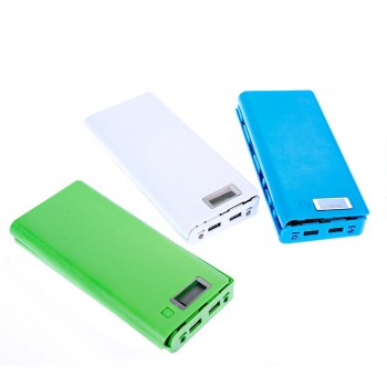 Rovtop Hot sale 5V Dual USB 8*18650 Power Bank Battery Box Mobile Phone Charger DIY Shell Case For iphone6 Plus S6 xiaomi