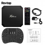 Rovtop X96 Mini Smart TV Box Android 7.1 OS 4K Set-Top Box 2GB 16GB Amlogic S905W Quad Core X96mini 1GB 8GB WiFi Set Top Box