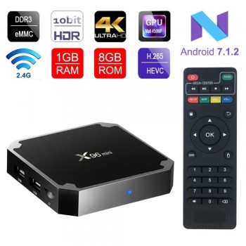 Rovtop X96 Mini Smart TV Box Android 7.1 OS 4K Set-Top Box 2GB 16GB Amlogic S905W Quad Core X96mini 1GB 8GB WiFi Set Top Box