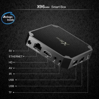 Rovtop X96 Mini Smart TV Box Android 7.1 OS 4K Set-Top Box 2GB 16GB Amlogic S905W Quad Core X96mini 1GB 8GB WiFi Set Top Box