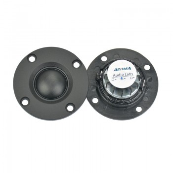 Aiyima 2pcs Tweeter 1inch 6Ohm 30W Dome Silk Film Tweeter Hifi Treble Speaker Audio Loudspeaker With Heatsink