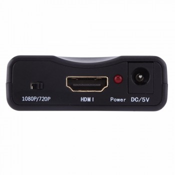 1080P SCART To HDMI Converter Video Audio Signal Adapter HD With Charging Adapter HDMI Converter Video Audio Upscale Converter