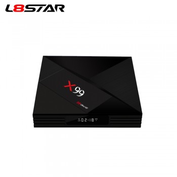 L8STAR X99 Android 7.1 TV BOX RK3399 4GB RAM 64GB ROM With Voice Remote 5G WiFi Super 4K OTT HD2.0 Smart TV BOX Set TOP BOX