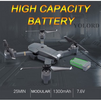 1080P Drone Camera WIFI  Optical Flow Altitude Hold FPV HD 2MP Auto Follow Long Flying Time Gesture Photo Outdoor Folding RC