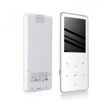 Btsmone Bluetooth 4.2 touch screen MP3 player Built-in 16G and loud Speaker HIFI Lossess Portable Slim MP3 player with FM/radio