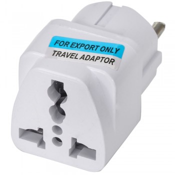 New Arrival 2017 Best Price Universal UK US AU to EU White European Charger Power Socket Plug Power Adapter Travel Converter