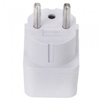 New Arrival 2017 Best Price Universal UK US AU to EU White European Charger Power Socket Plug Power Adapter Travel Converter