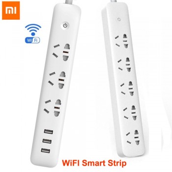 Xiaomi Qingmi Mi Smart Home Power Strip Electrical Socket Wifi App Wireless Remote Control 3/5 Ports 3 USB Outlet Plug