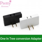 One In Three Converter 180 Degree Rotation Extension Plug Multi plug Mini Slim Wireless Outlet Travel Adapter Light Socket