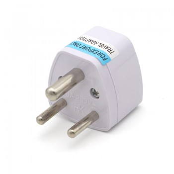 1PC 3 pin Universal UK/US/EU/AU to Small South Africa Plug India Travel Converter Adaptor AC Power Multi Outlet Adapter Socket