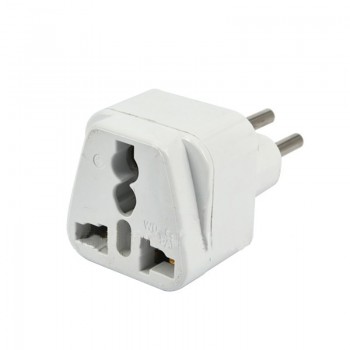 Universal Travel Adapter Electric Plugs Sockets Converter  EU AU US UK to Switzerland Travel Plug 3 Round Pin Adaptor